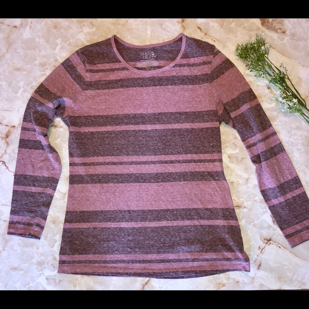 Long sleeve pink top